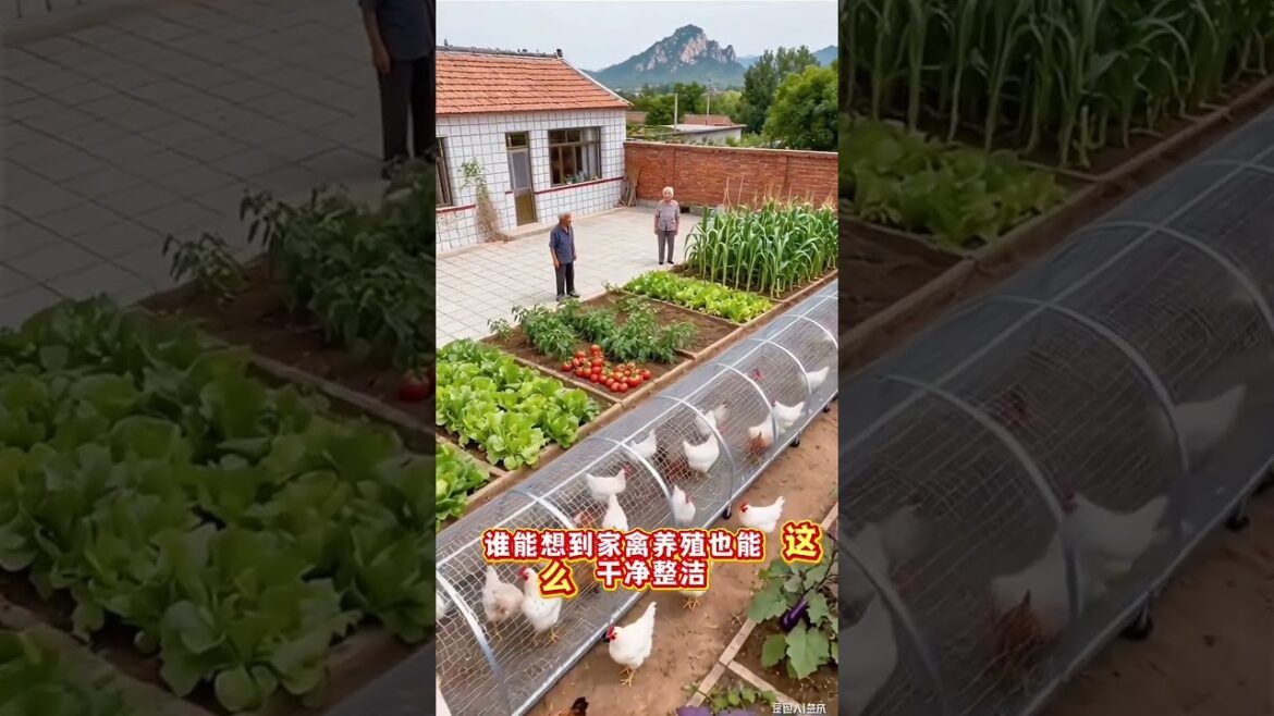 Smart Chicken Garden Farming | Fresh Organic Vegetables & Happy Hens ππ₯¬ #cage Smart Chicken Garden Farming | Fresh Organic Vegetables & Happy Hens ππ₯¬ #cage