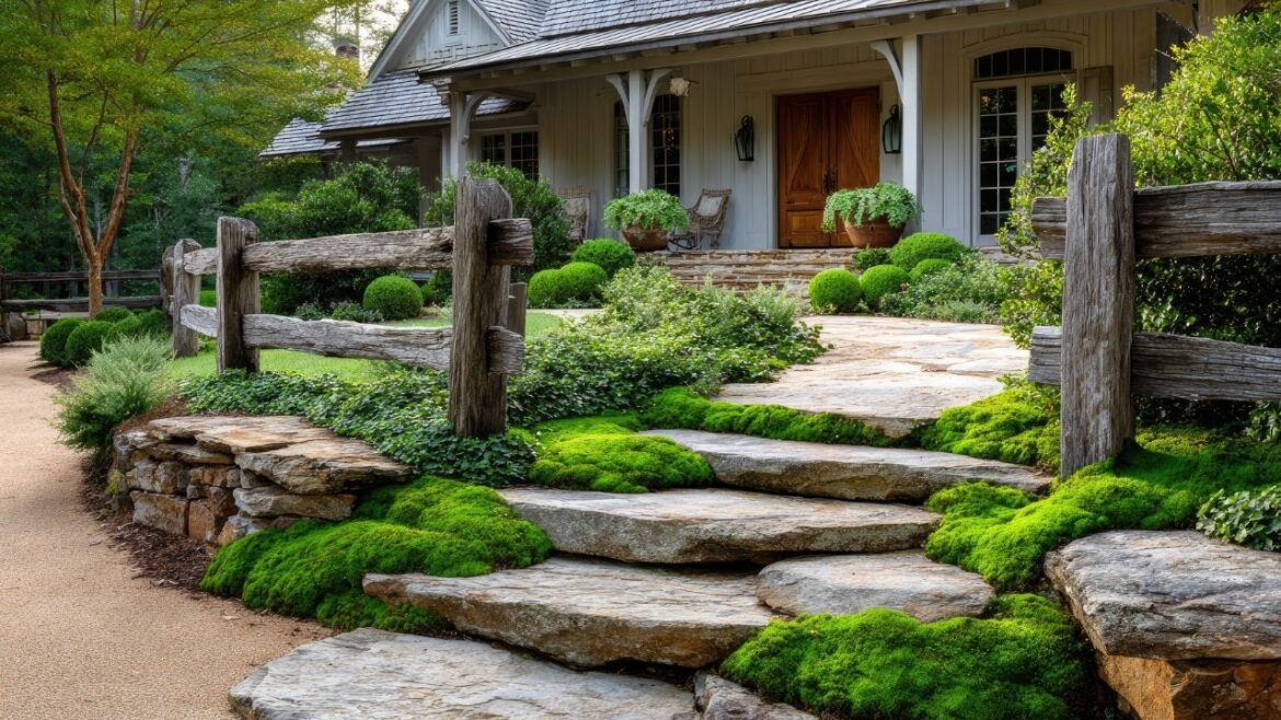 Small Front Yard, Big Impact 🌿 Rustic Farmhouse Garden, Fence & Patio Ideas That Feel Luxurious