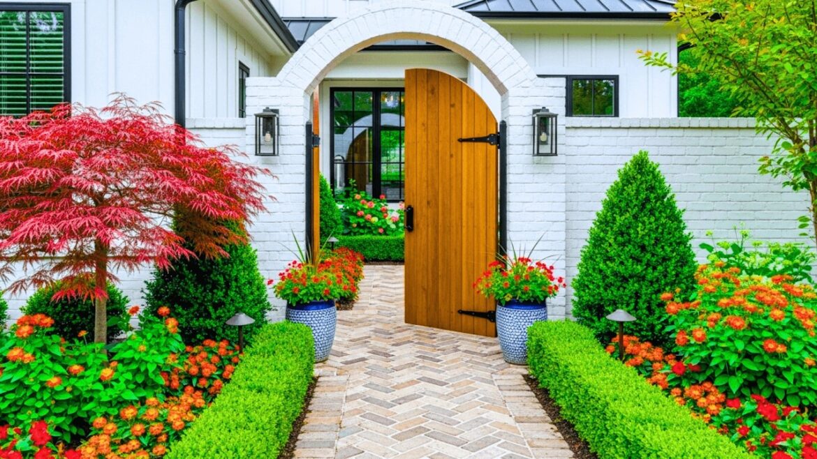 Magical Garden Gates & Archways for Small Front Yards | Luxury Landscaping Idea That Look Expensive!