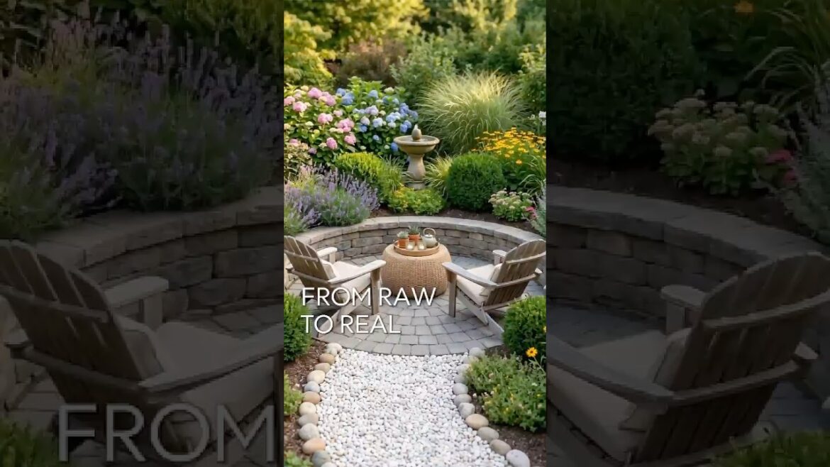 The Coziest Backyard Corner Build: Sunken Patio + Hydrangeas + Tiny Fountain So Relaxing #backyard The Coziest Backyard Corner Build: Sunken Patio + Hydrangeas + Tiny Fountain So Relaxing #backyard