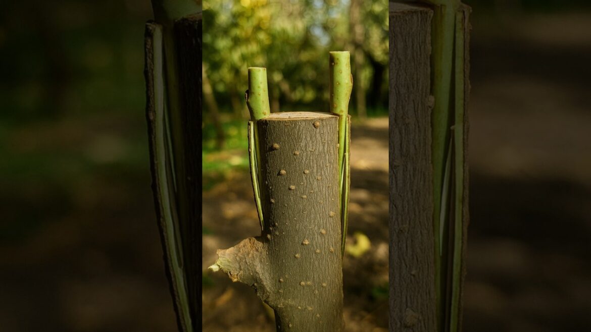 Grow More Fruits with This Grafting Method! 🌱 #nature #satisfying #garden #tips #art