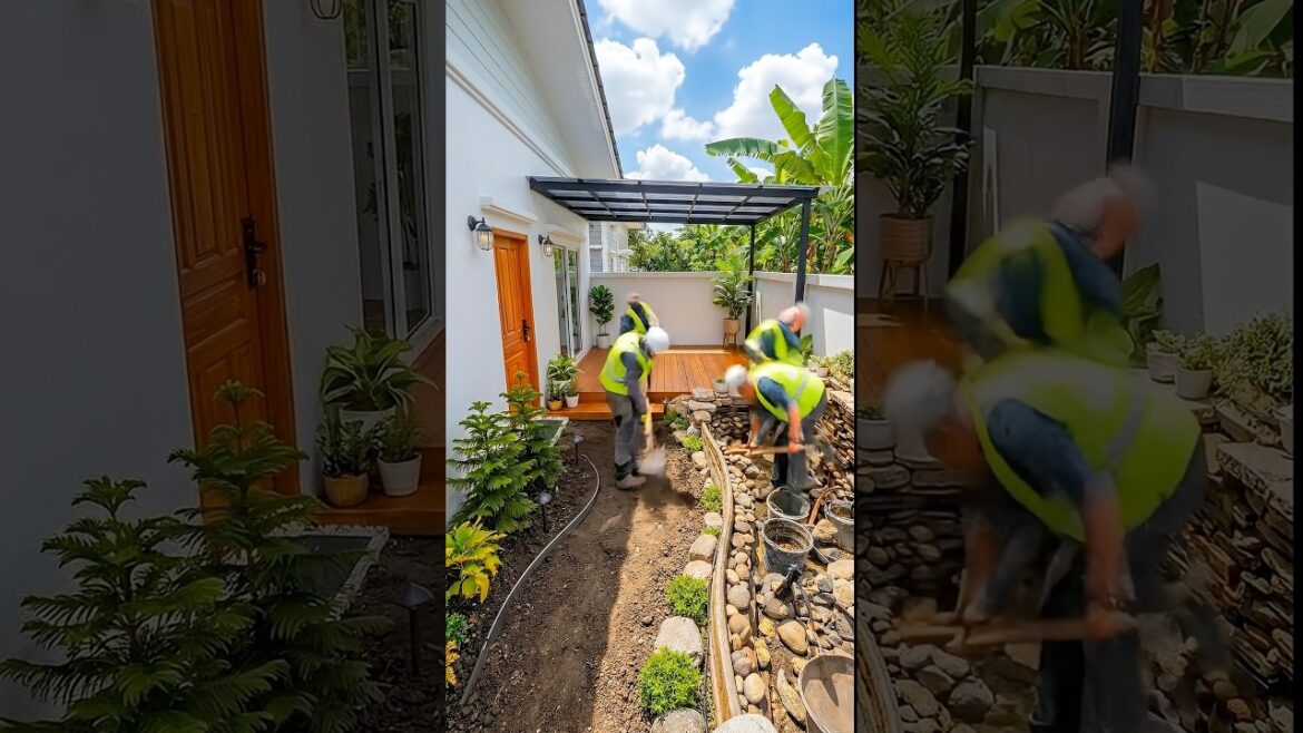 This backyard glow-up is absolutely wild #backyard #homedesign #beforeandafter This backyard glow-up is absolutely wild #backyard #homedesign #beforeandafter