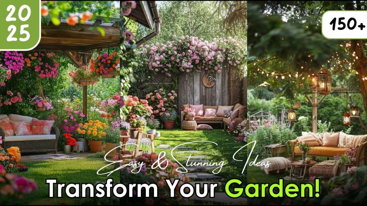 120+ Stunning Garden Decor Ideas | DIY, Affordable, & Unique Garden Decorations for 2025