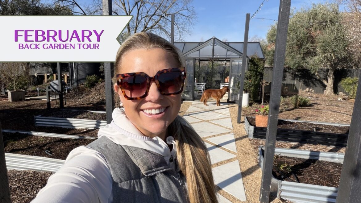 February Back Garden Tour ❄️ Frost, Progress & Signs of Spring