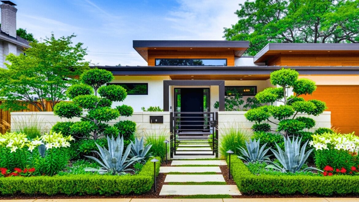 Beautiful Stylish Small Front Yard Makeover | Maximize Curb Appeal with Garden Arches & Gates