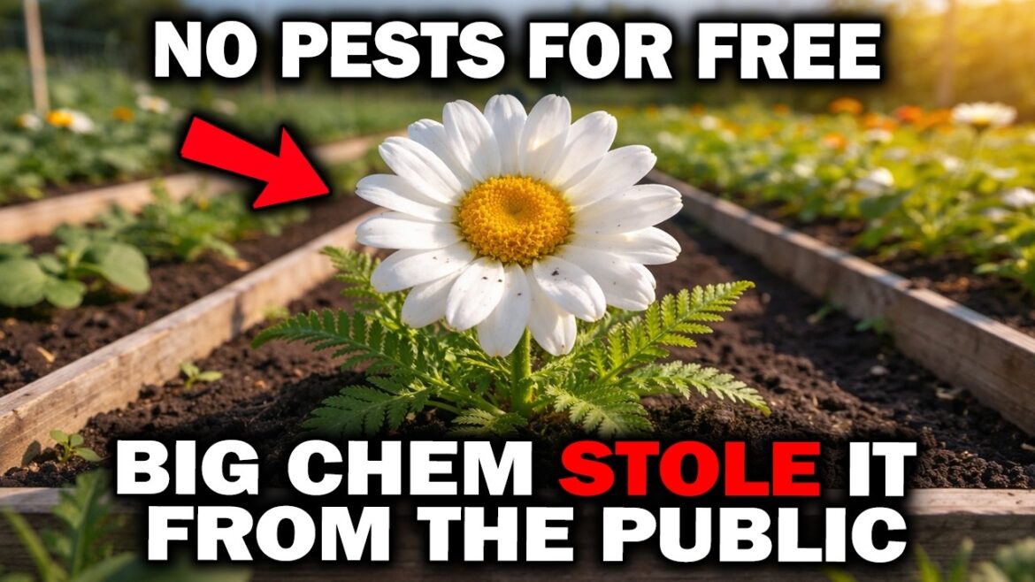 Plant This 19th Century Flower to Keep Pests Out Forever. Why Big Chem Stole It?