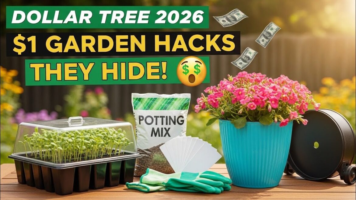 10 NEW Dollar Tree Garden Finds That Actually Work (Spring 2026)
