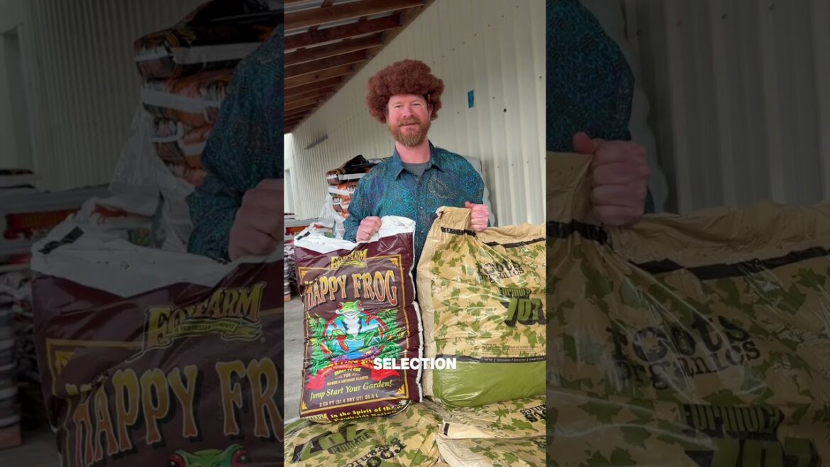 Rob Boss talks soil options at Bayside Garden Supply in Eureka, CA