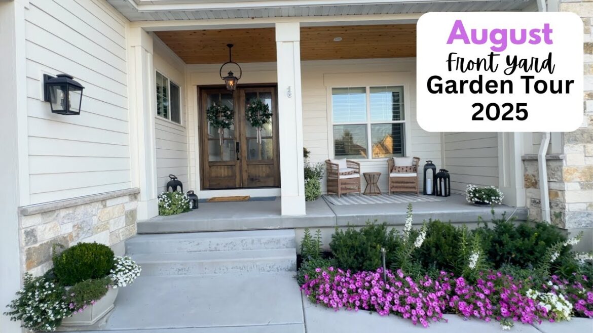 August Front Yard Garden Tour 2025!