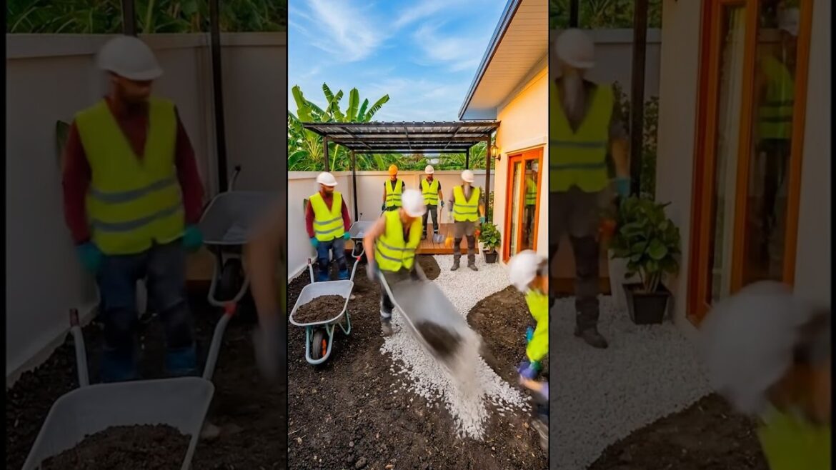 Nobody believed this backyard could look this good #beforeandafter #landscaping #diy