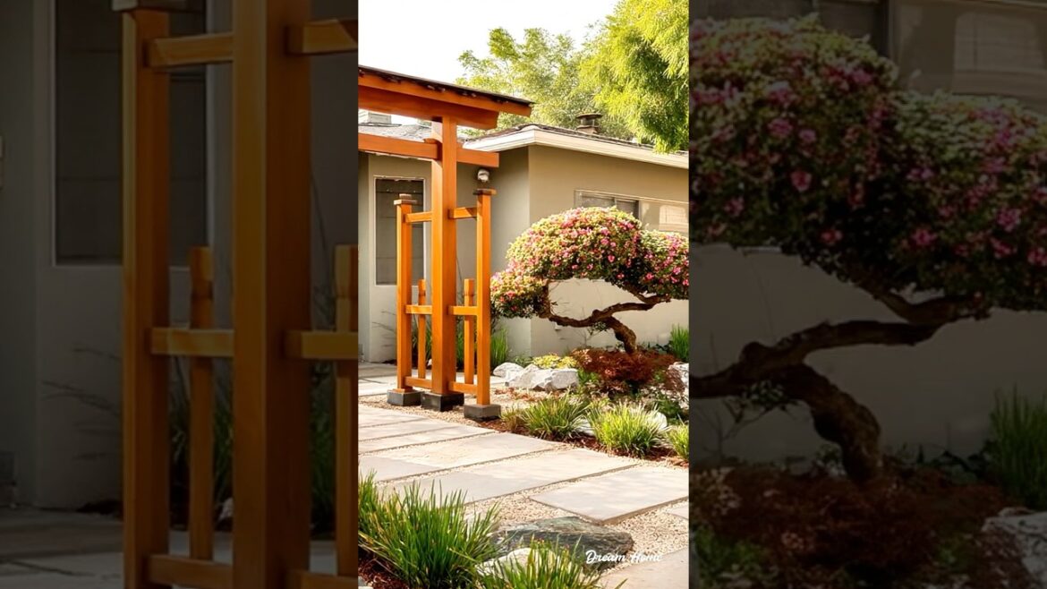 Peaceful Pathway to a Japanese-Inspired Garden #garden#gardendelight #gardenideas#home#gardendesign