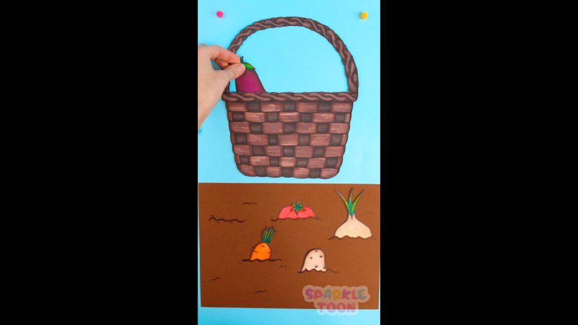 🥕 Let’s Pick All the Garden Veggies Together! 🧺 #Learning #Kids #SmartKids