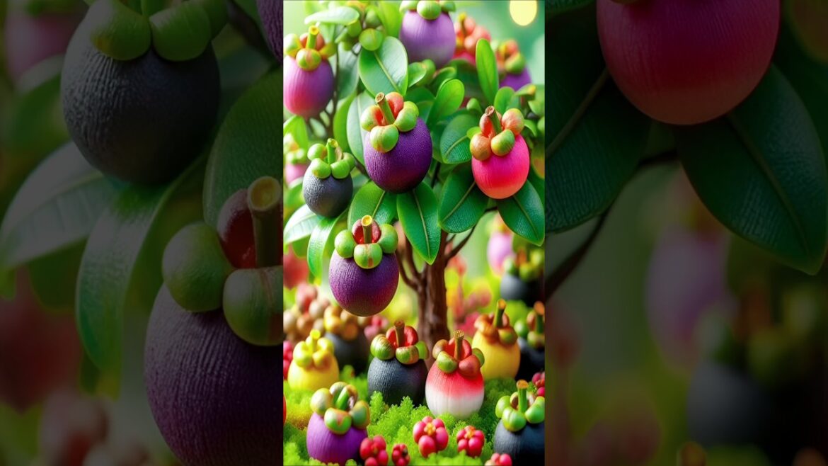 Quick and easy method to grow and propagate mangosteen trees #garden #farm #fruits