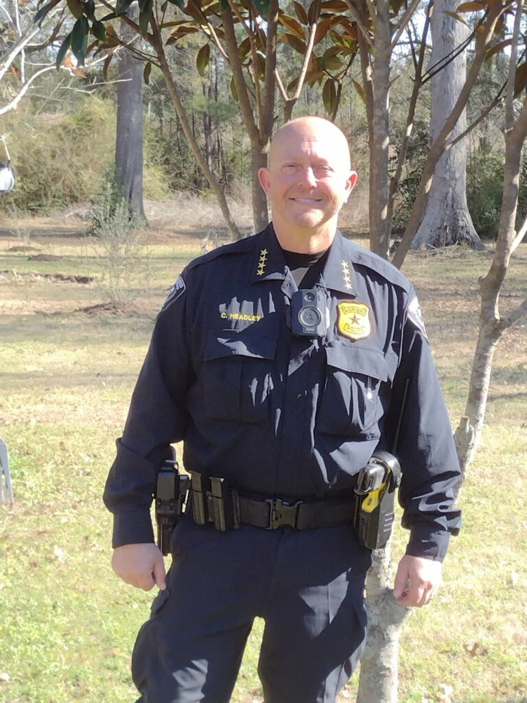 Shepherd police chief Clint Headley.