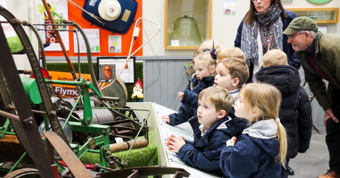 Children enjoy unique trip to Sussex gardening museum