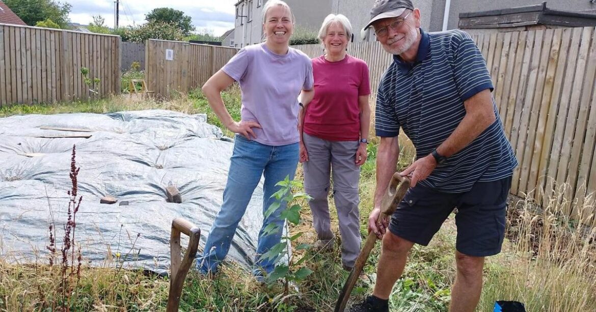 First meet-up for Mucklets Community Garden in Musselburgh