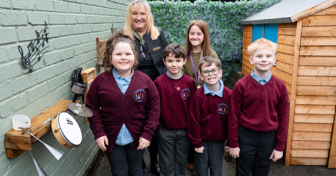 New £1.5k sensory garden created at Daresbury Primary School