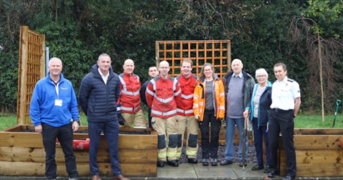 Welshpool Fire Station unveils new community garden