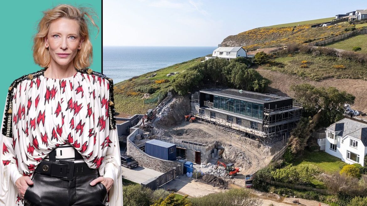 Bats cast shadow over Cate Blanchett’s garden lights in Cornwall