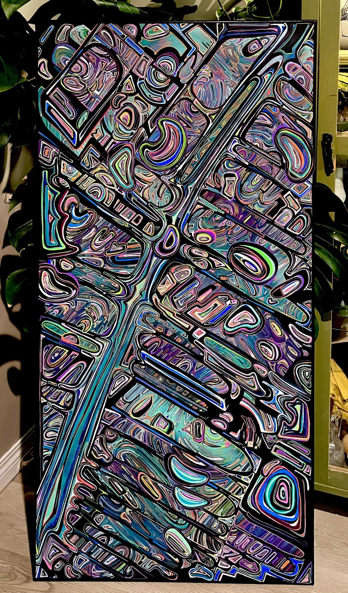 Leaf 5- Ink and Acrylic painting I just created.