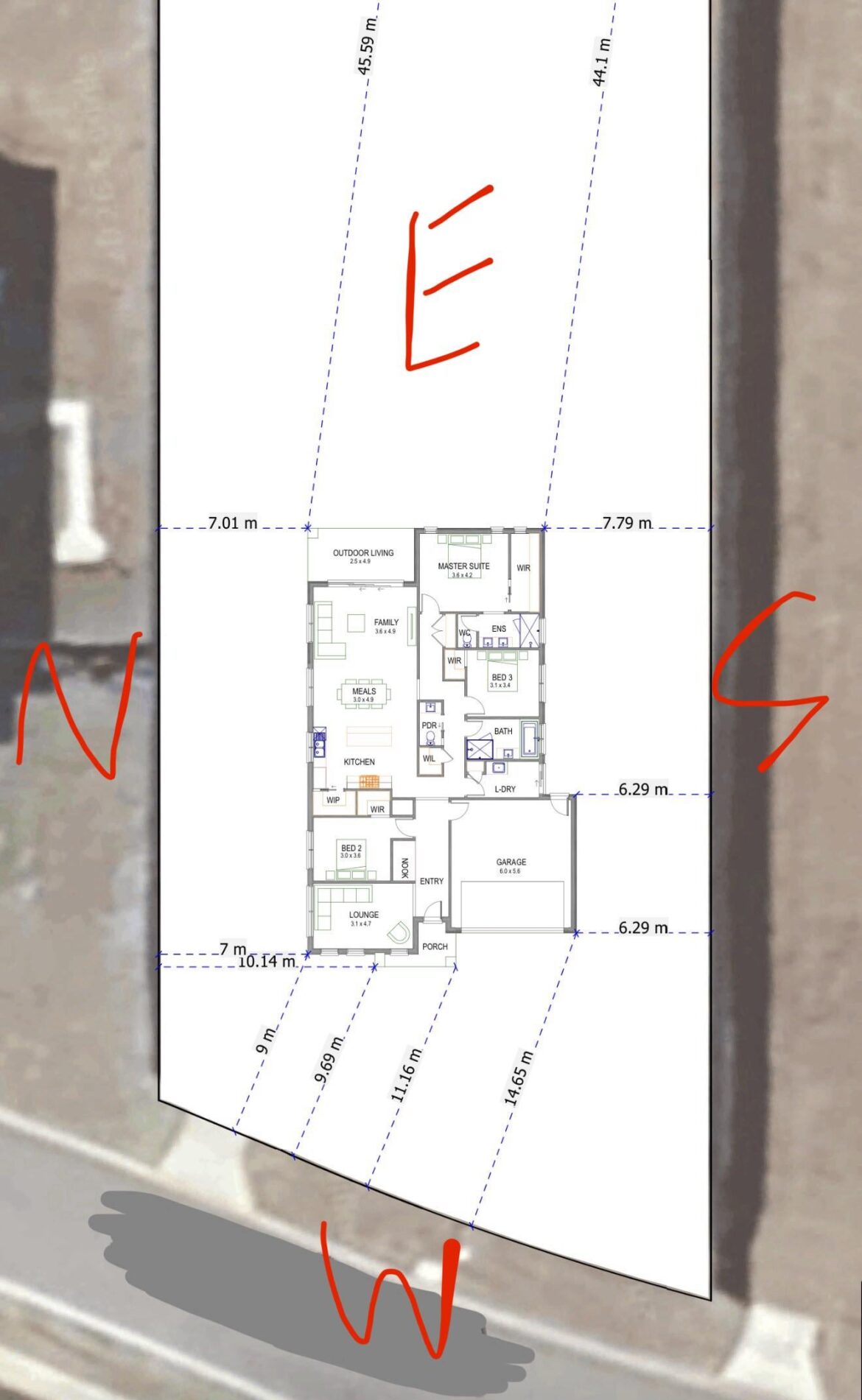 Help with the layout of my driveway please!