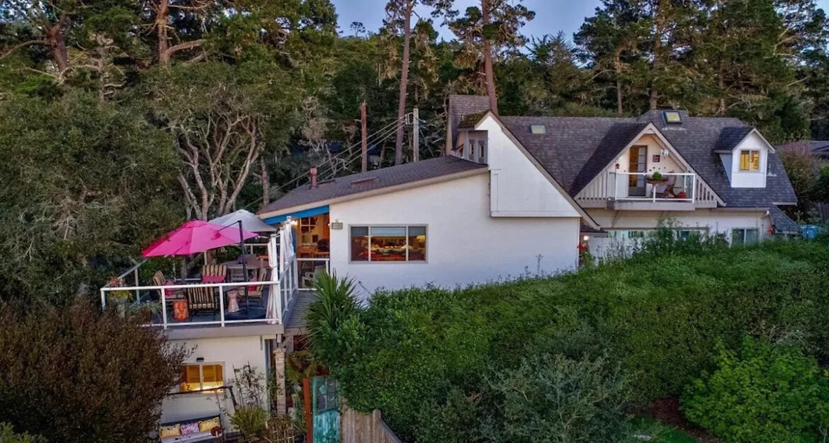 Storybook Carmel Retreat With Treetop Ocean Views and a Secret Garden Lists for $3.4 Million Yahoo lifestyle home