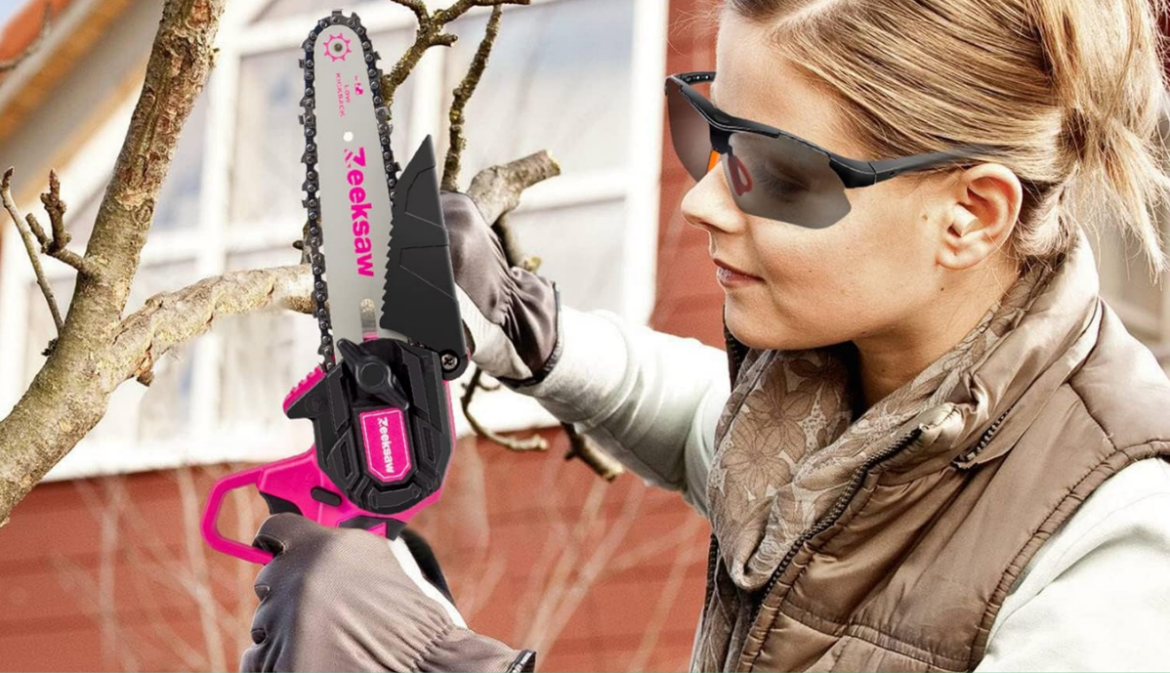 Amazon Canada is selling a mini chainsaw for 58% off right now — plus 9 other outdoor gadgets that'll make yard work 10 times easier