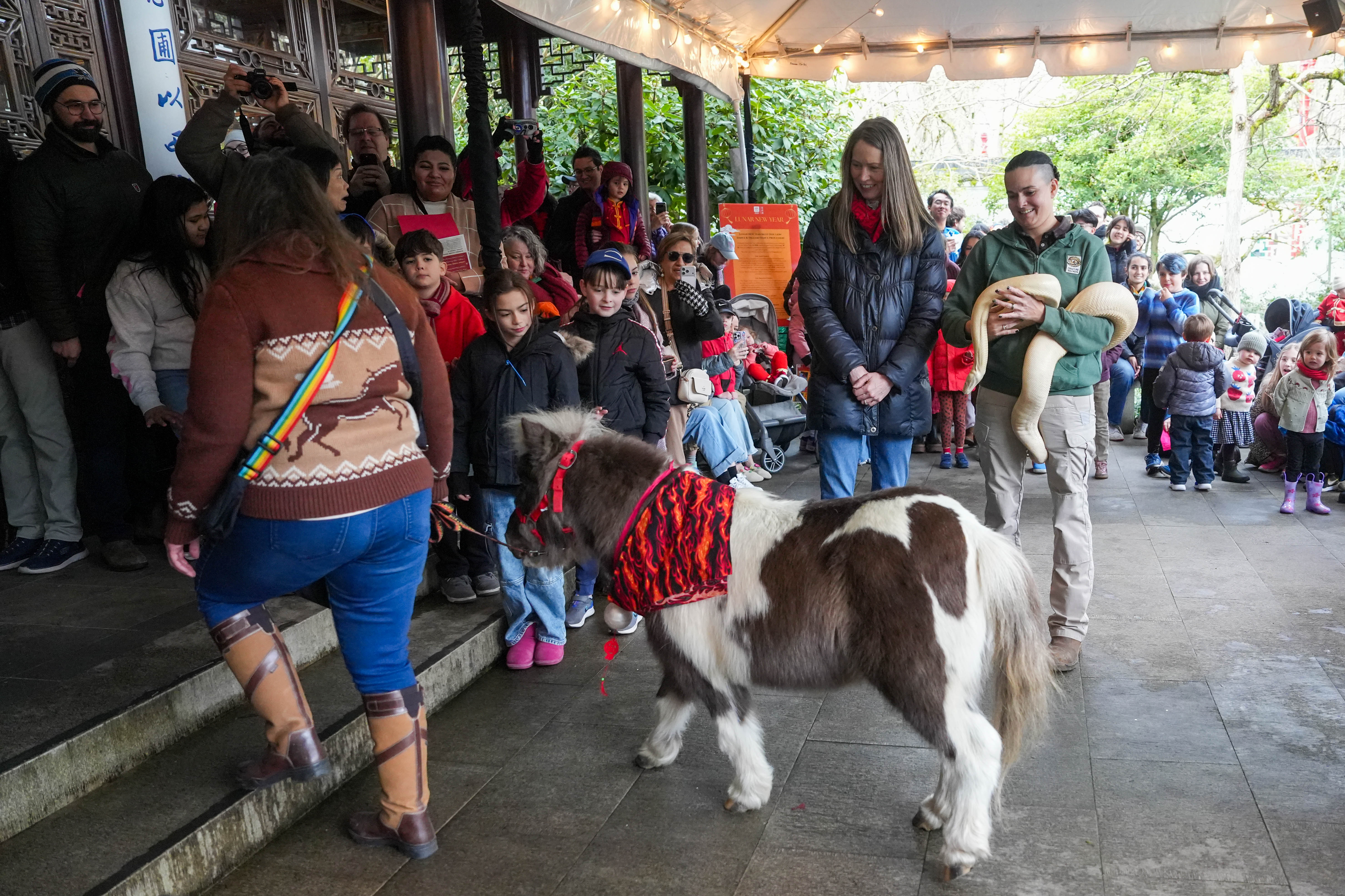 Portland’s Lan Su Chinese Garden celebrates the Lunar New Year on Tuesday, February 17, 2026.