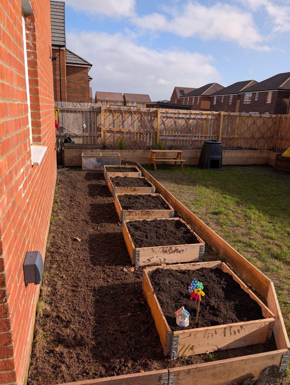 Beds are in! Beds are in!