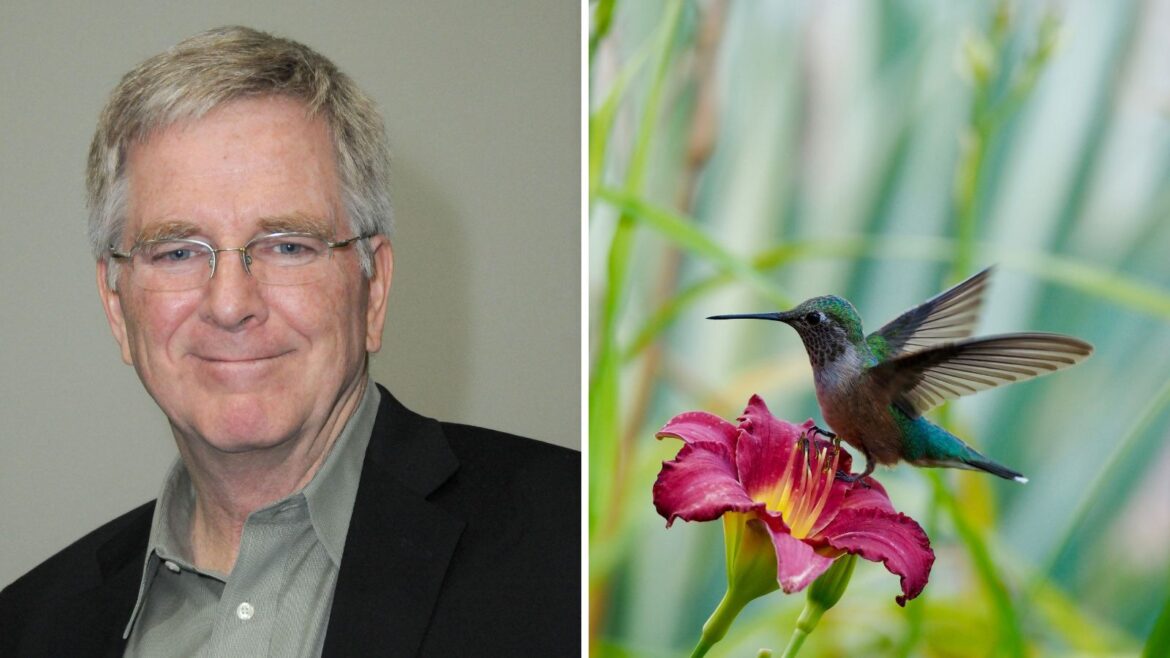 Rick Steves Uses This Glass Feeder to Attract Hummingbirds Rick Steves