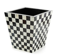 MacKenzie‑Childs charm, the Courtly Check 13″ Planter