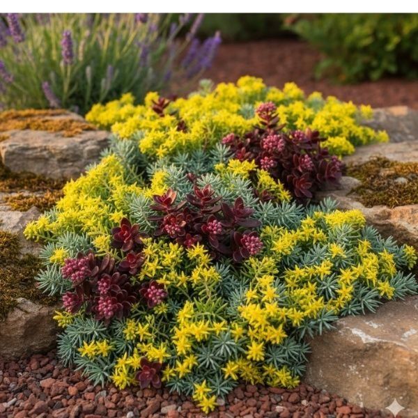 Flaming Carpet&trade; Catawba Sedum - #1 Container