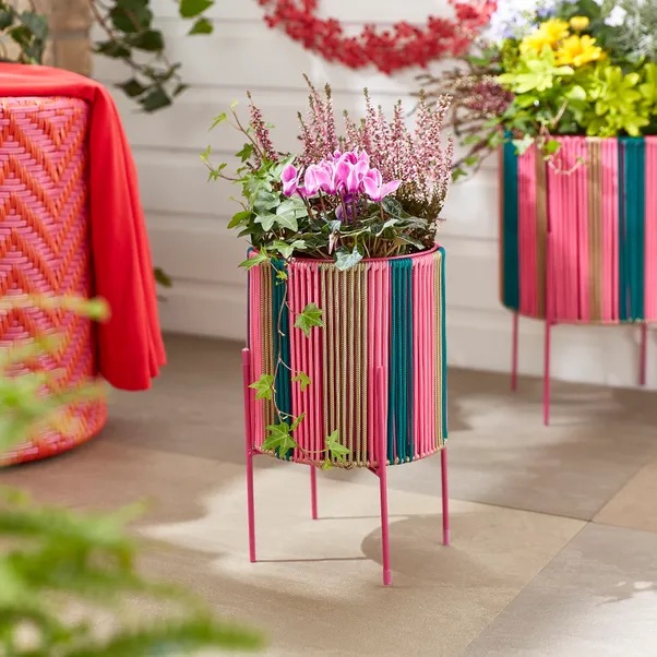 Colourful flowerpot