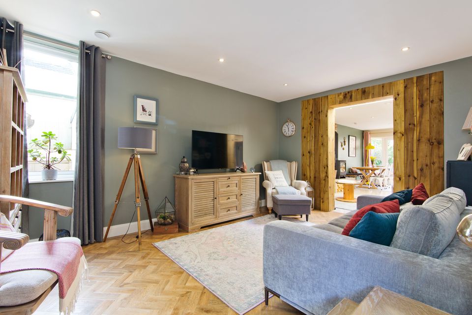 The family room of 14 Castlelyon Avenue, Newcastle, Co Dublin