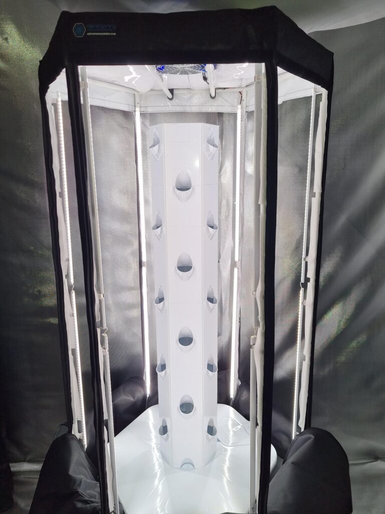 I assembled my first hydroponic garden tower today