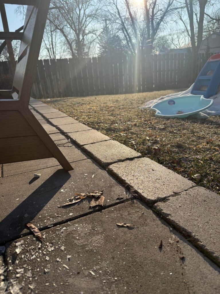 Paver Patio Sinking Below Border – How to address? Paver Patio Sinking Below Border - How to address?