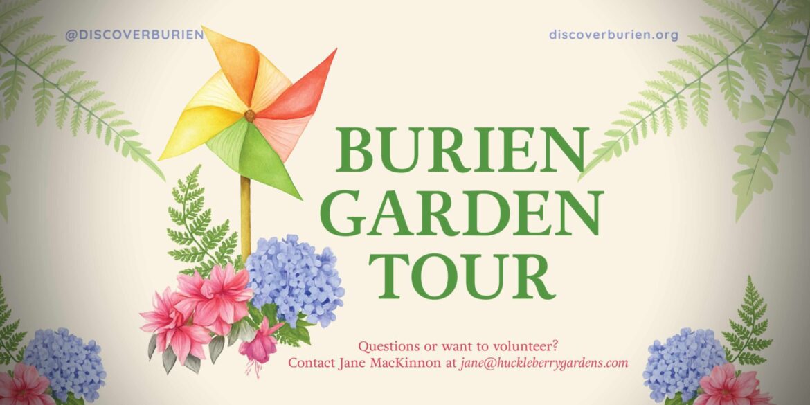 SAVE THE DATE: Burien Garden Tour set for Saturday, May 30 with nine featured gardens
