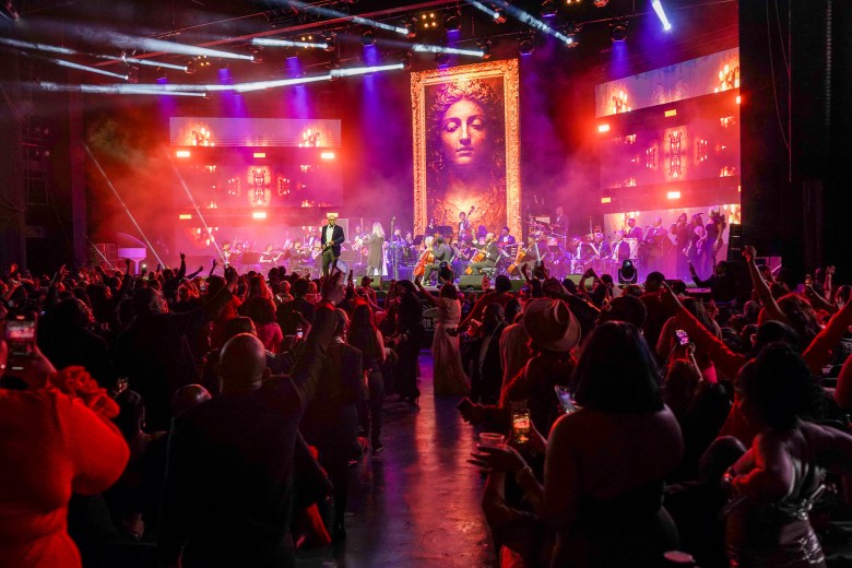 The room fills with cheers and applause at the Infosys Theatre in Madison Square Garden on Saturday, February 14, 2026, in Manhattan. Photo by Fredner Cayemitte / The Haitian Times.
