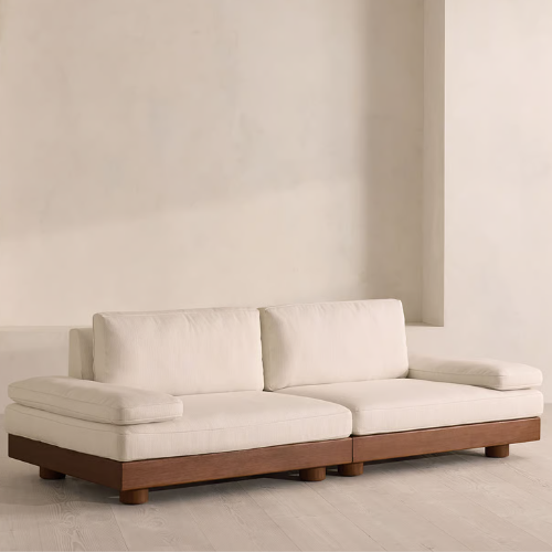 Truro Outdoor Sofa, Three Seater, Woven Natural, Uk