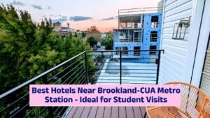 hotels near Brookland CUA Metro