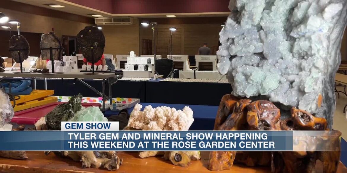 Tyler Gem, Mineral Fossil and Jewelry Show opens this weekend at rose garden
