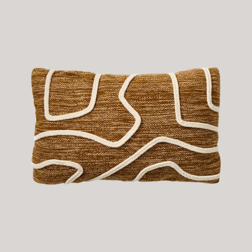 West Elm, Outdoor Abstract Roping Cushion