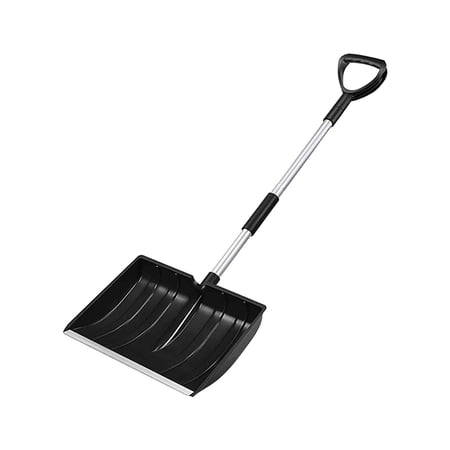 Shovel for Snow Removal - 48.5in Heavy-Duty Plastic Snow Shovel With Removable D-G Handle - Wide Push Design for Truck Snow Removal &amp; Farm Use,winter Maintenance &amp; Outdoor Activities