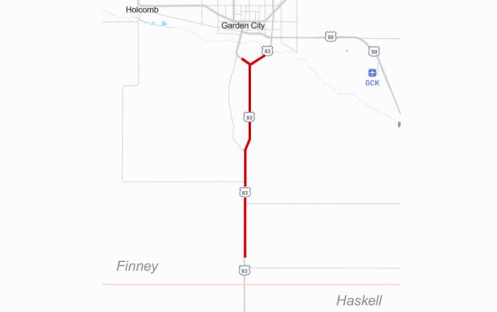 Construction slated to expand Highway 83, south of Garden City
