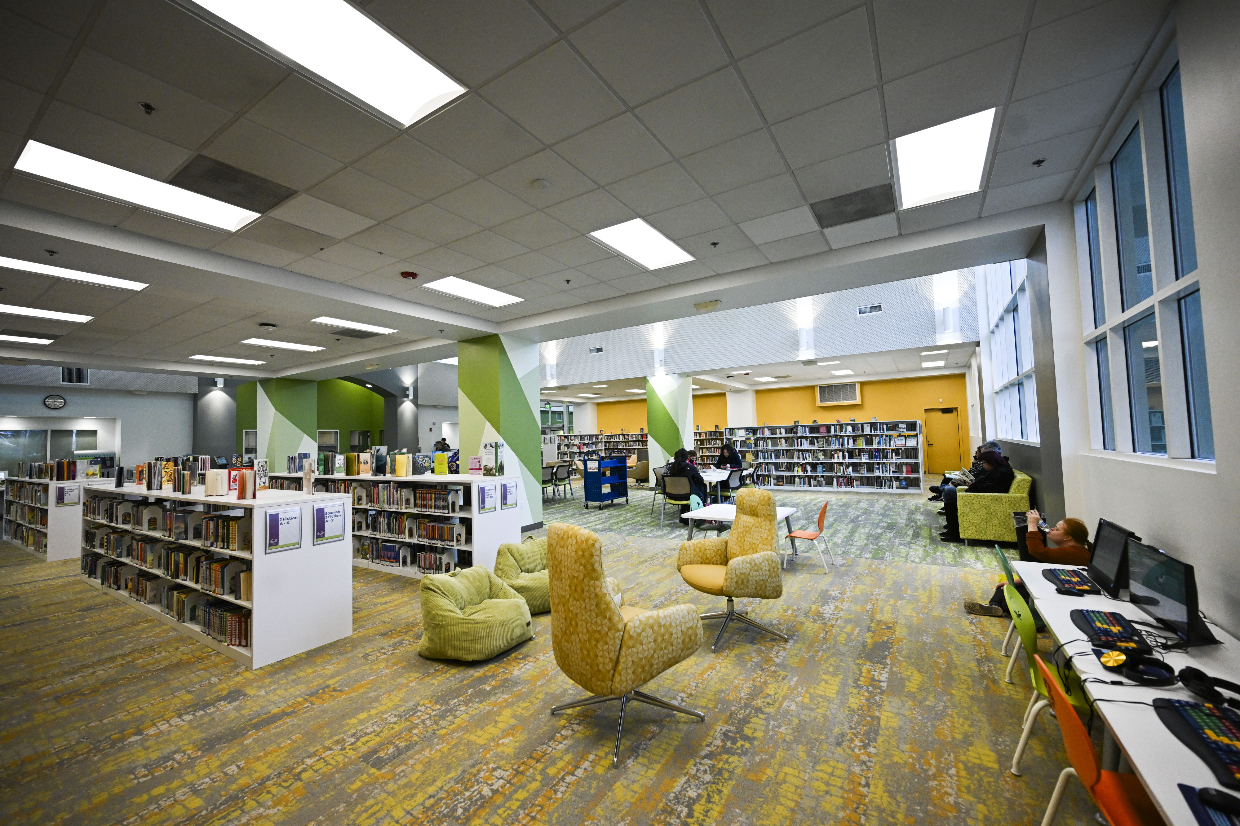 The Home Gardens Library is seen Tuesday, Feb. 17, 2026,...