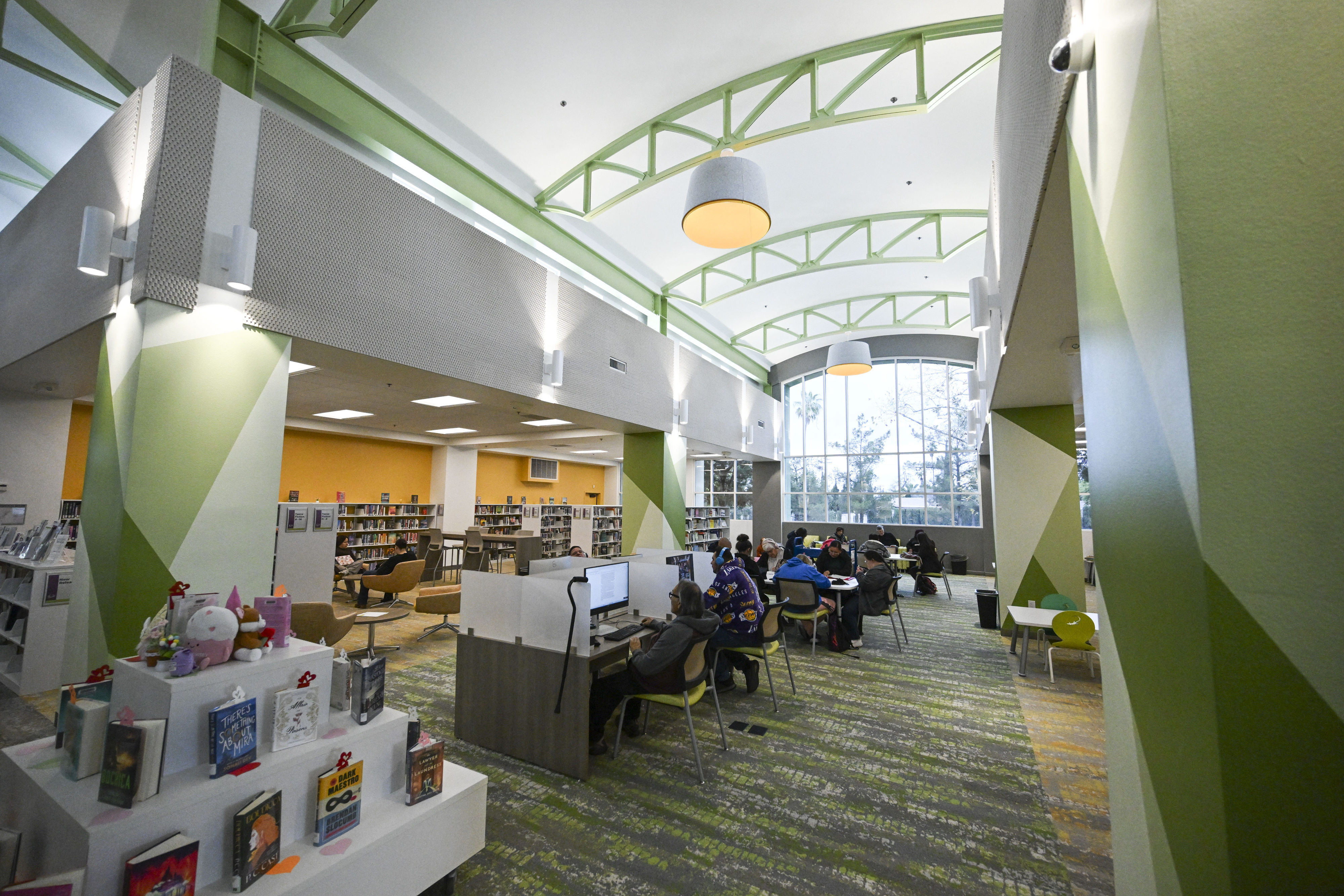 The Home Gardens Library is seen Tuesday, Feb. 17, 2026,...