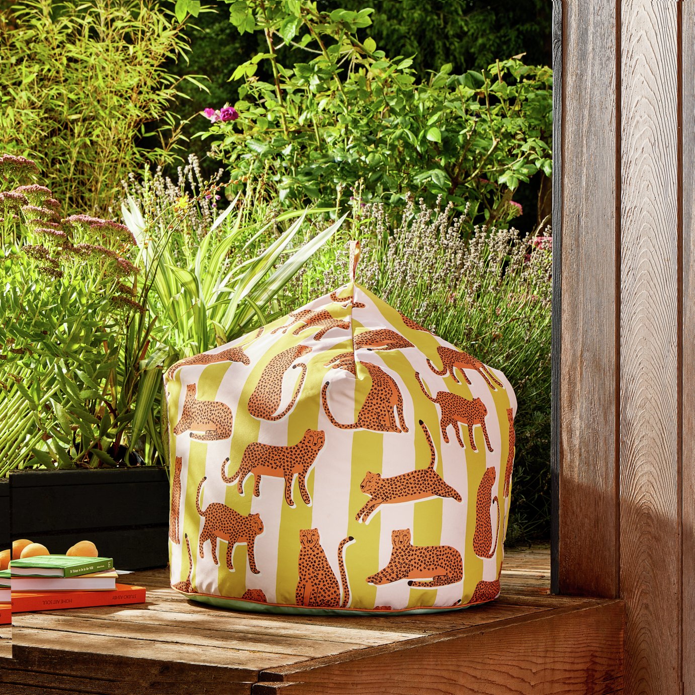 Habitat X Scion Indoor Outdoor Bean Bag With Handle - Lionel