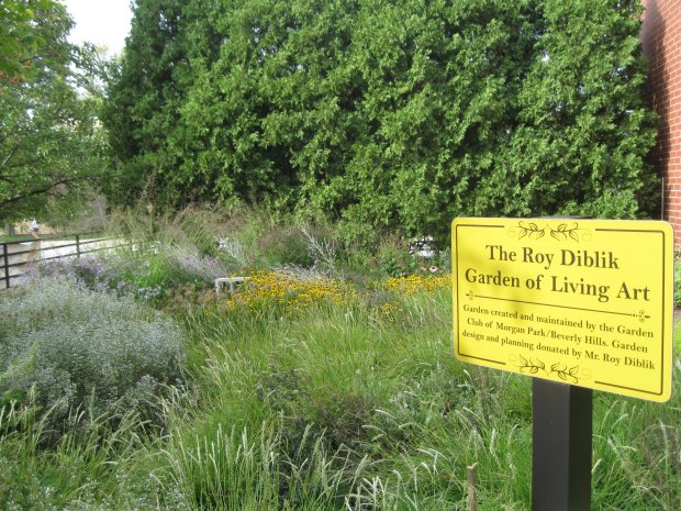 The Roy Diblik Garden on the west side of the Beverly Arts Center is maintained by the Garden Club of Beverly Morgan Park and exemplifies sustainable gardening practices. (Susan DeGrane/Daily Southtown)