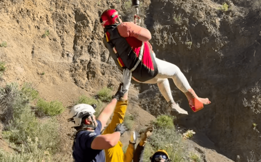 Injured Hiker Airlifted from Tangerine Falls Trail Near Montecito