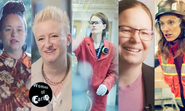 The documentary "Women of Carbon," featuring University of Colorado Boulder associate professor Mija Hubler (second from right), will screen in Golden this weekend. (Provided by Collins Marketing)